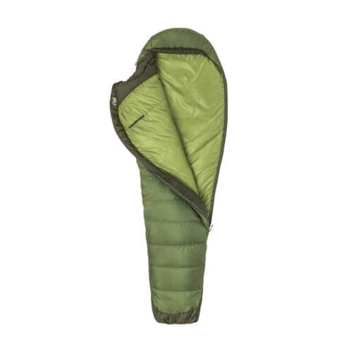 Marmot Trestles Elite Eco 30 syntetsovsäck med två dragkedjor för god ventilation.
