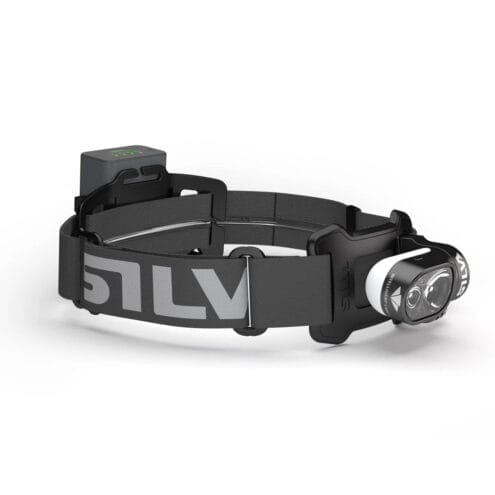 Stark pannlampa Cross Trail 7R från Silva i färgen svart bra för löpning.