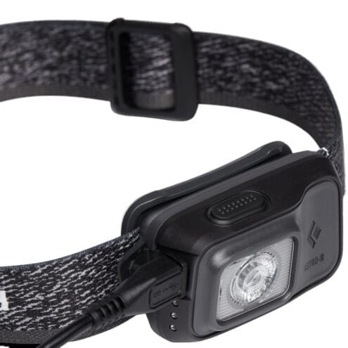 Bekväm pannlampa från Black Diamond Astro 300-R.