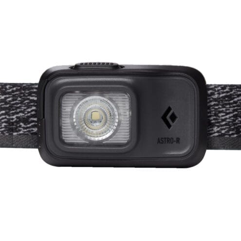 Lättanvänd och vattentät pannlampa från Black Diamond Astro 300-R.