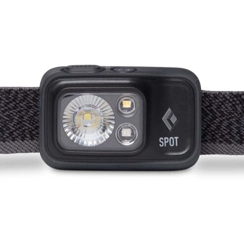 En praktisk Black Diamond Spot 400 pannlampa med 400 lumen