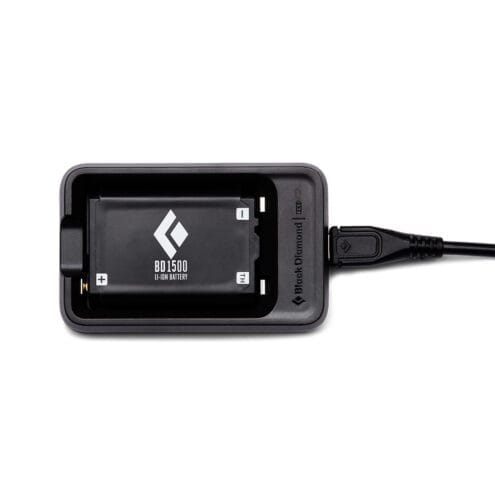 Uppladdningsbart batteri från Black Diamond med 1500 mAh.