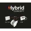 Petzls hybridteknologi med AAA batterier och laddningsbart batteri.