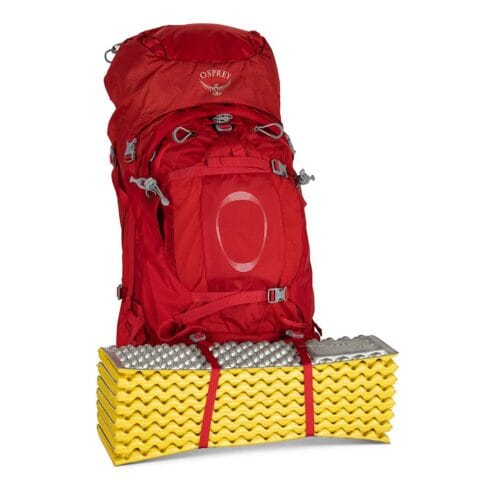 Utsidan av Osprey Ariel Plus 60 ryggsäck
