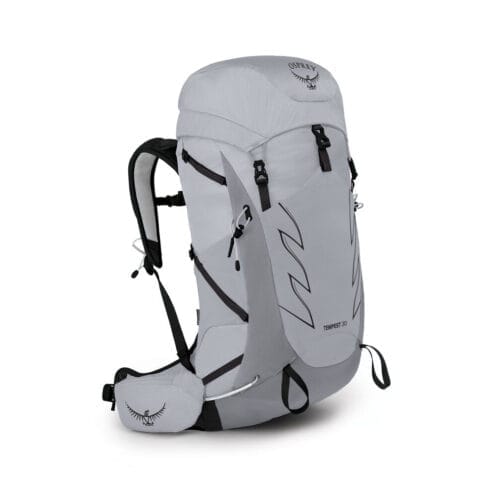 Grå dagsryggsäck på 30 liter från Osprey Tempest 30.