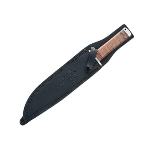Knivslida av läder tillhörande Fällkniven NL1L Tor.