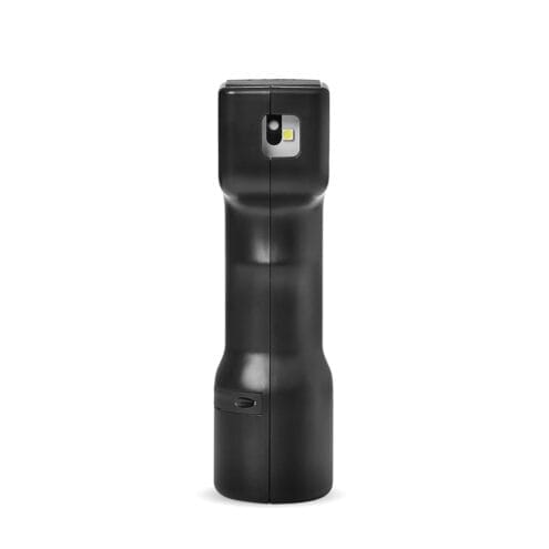 Framsidan av Plegium Smart med bländande LED.