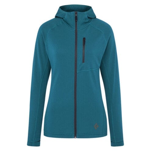 Bekväm fleecetröja från Coefficient Fleece Hoody med kroppsnära passform.