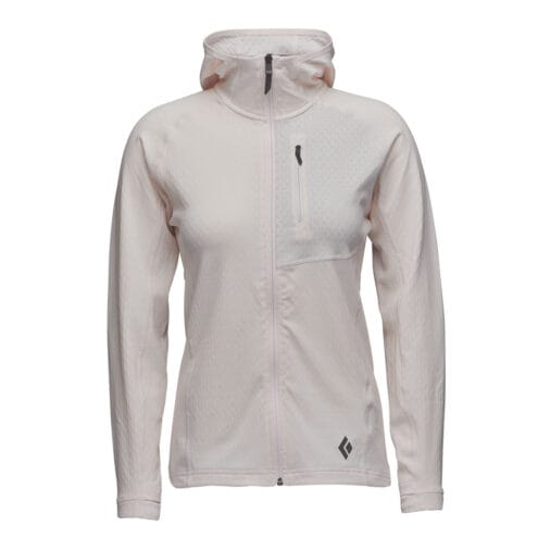 Ljusrosa damjacka från Black Diamond Coefficient Fleece Hoody.