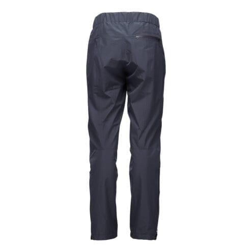 Svarta regnbyxor Liquid Point från Black Diamond för dam.