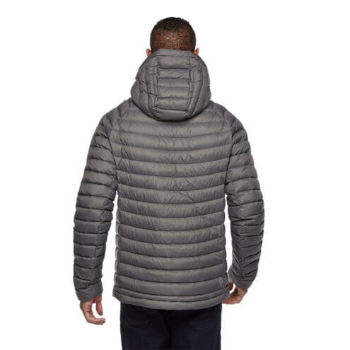 Baksidan av Access Down Hoody från Black Diamond.