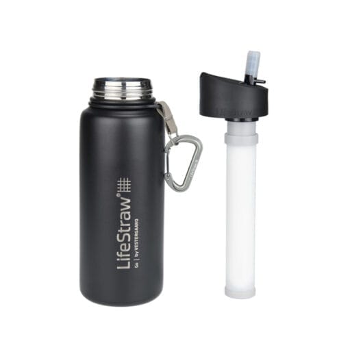 Inbyggt filter på Go Stainless Steel från LifeStraw