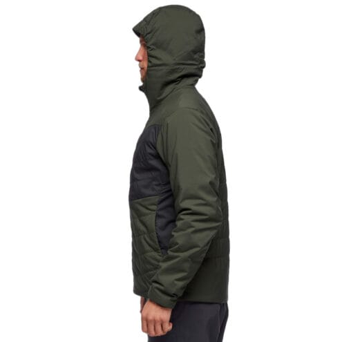 Black Diamond First Light Stretch Hoody softshelljacka (herr) från sidan på modell.