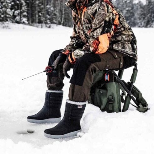 Powerboots Original Low – Låg vinterstövel på en modell