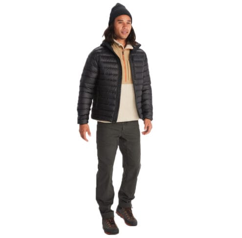 Marmot Highlander Hoody dunjacka (herr) på modell