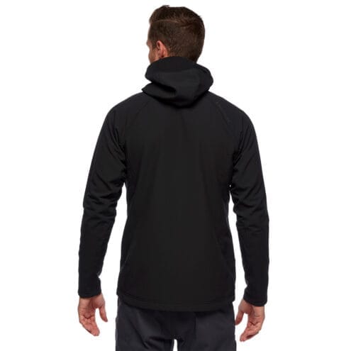 Baksidan av Element Hoody från Black Diamond.