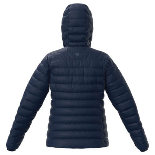Vattenavstötande dun Marmot Highlander Hoody dunjacka (dam)