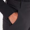 Närbild på fick tillhörande Kate Pant skidbyxor från Marmot.