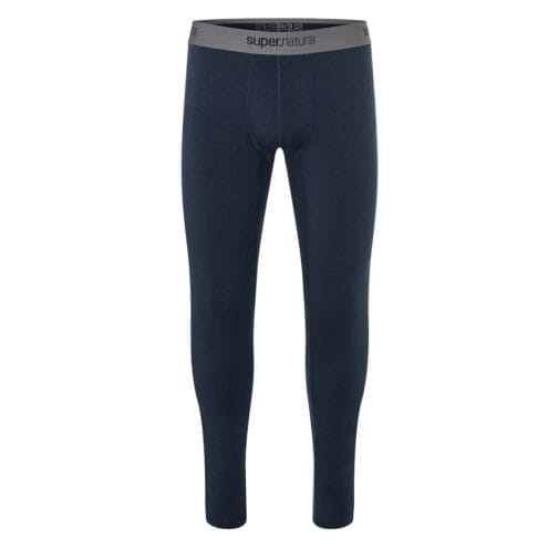 Långkalsonger för herr i marinoull med base tight 230 från super.natural.