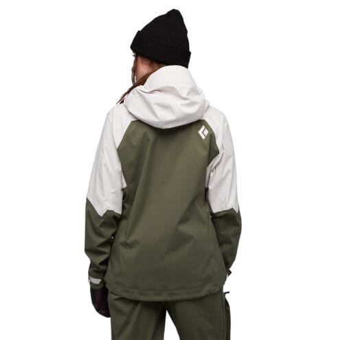 Baksidan av damjackan Recon Stretch LT Shell från Black Diamond.