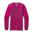 Rosa underställströja med ventilerande meshzoner från Smartwool Intraknit Merino 200 Crew för dam.