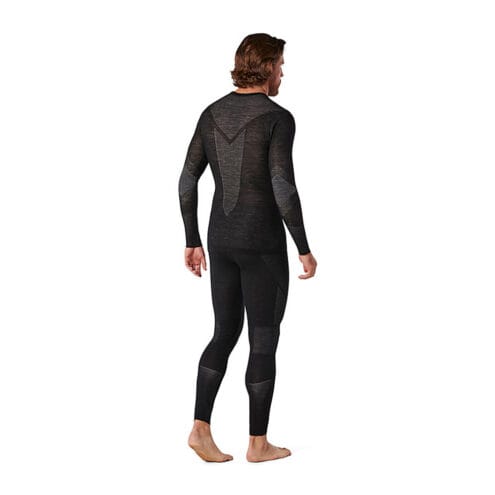 Baksidan av Intraknit Merino 200 Crew funktionell underställströja för herr från Smartwool.