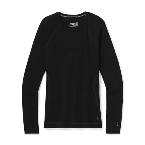 Underställströja i svart med Merino 250 Base Layer Crew från Smartwool.