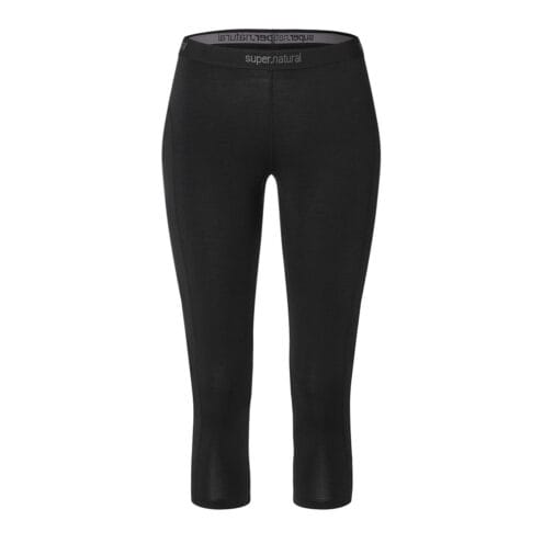 Super.natural varma underställ för dam med Base 3/4 Tight 230 i färgen svart.