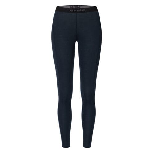 Blå underställsbyxor i marinoull från base tight 175 super.natural.