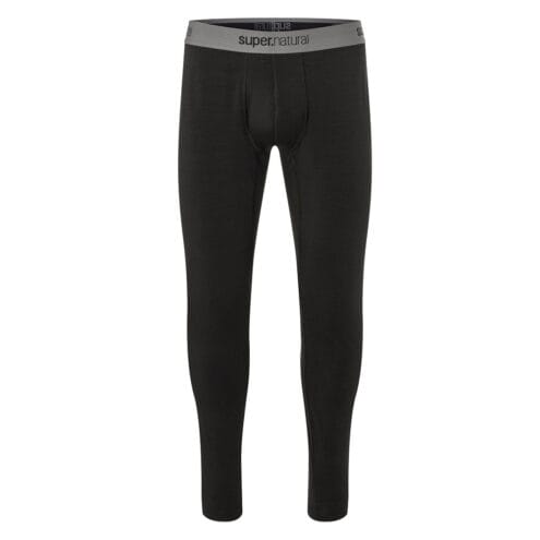 Varma underställsbyxor i färgen svart för herr från super.natural base tight 230.