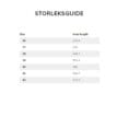 Storleksguide.