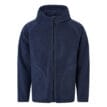 Navyfärgad fleecejacka för herr från Tretorn Tech Fleece Hood.