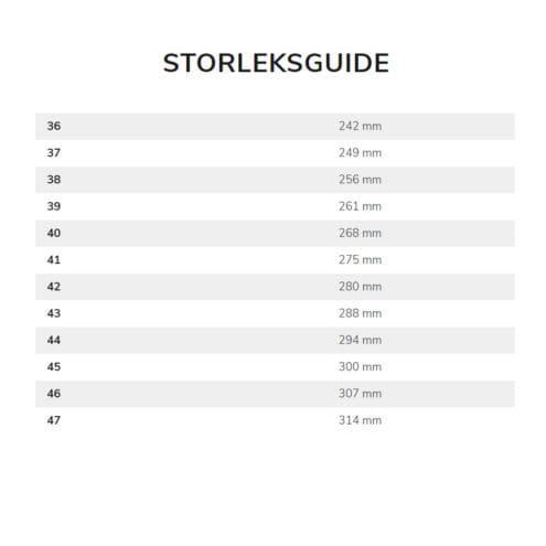 storleksguide.