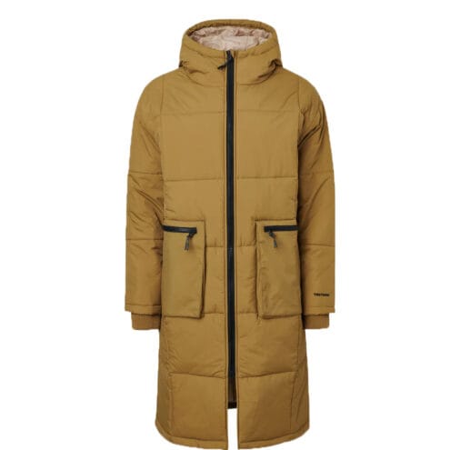 Padded coat i färgen ermine framsida