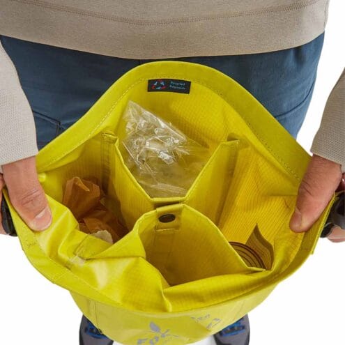 Insidan av Recycling Bag 2.0 från Klättermusen.