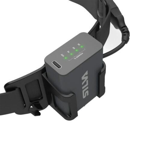Uppladdningsbara batteriet som medföljer Silva Trail Speed 5R.