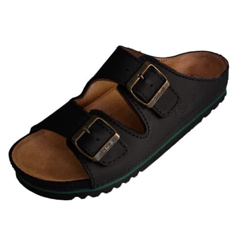 Scholl Airbase sandal med två spännen