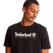 Timberland WWES Front Graphic Tee T-Shirt Regular (herr) på modell framifrån