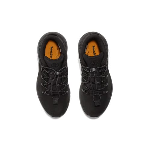Vandringsskor för barn i färgen svart från Timberland Sprint Trekker Mid Kids.