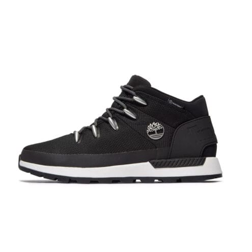 Jet black Timberland Sprint Trekker Mid Water Proof för herr.