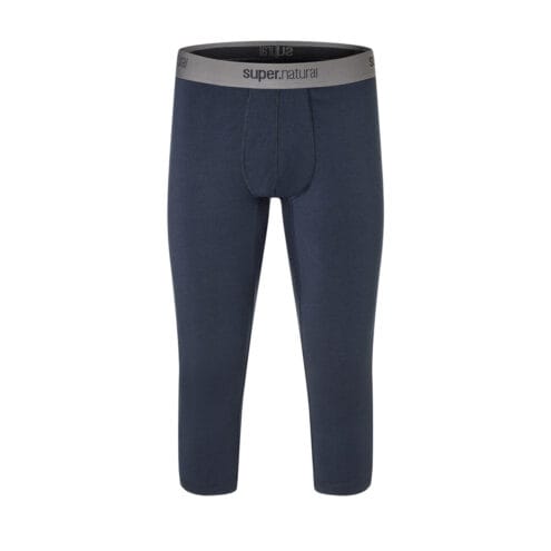 Underställsbyxa super.natural Base 3/4 Tight 230 i navy.