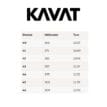Kavat nyhammar storleksguide