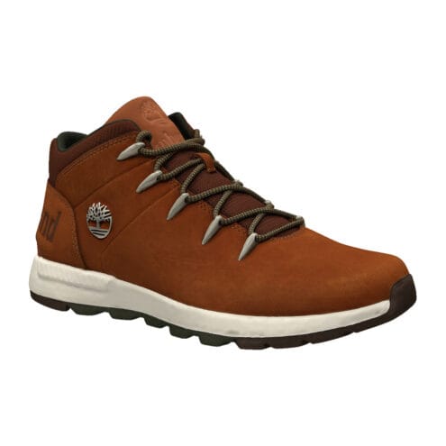 Vandringsskor i färgen saddle för herr från Timberland Sprint Trekker Mid.