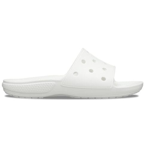 Crocs Classic Slide i färgen vit