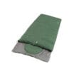 Varm och mysig Outwell Contour Lux XL Green campingsovsäck