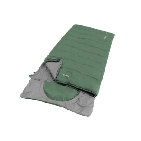 Outwell Contour Lux XL Green campingsovsäck för flera säsonger
