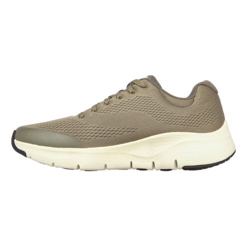 Olive promenadskor från Skechers Men's Arch Fit