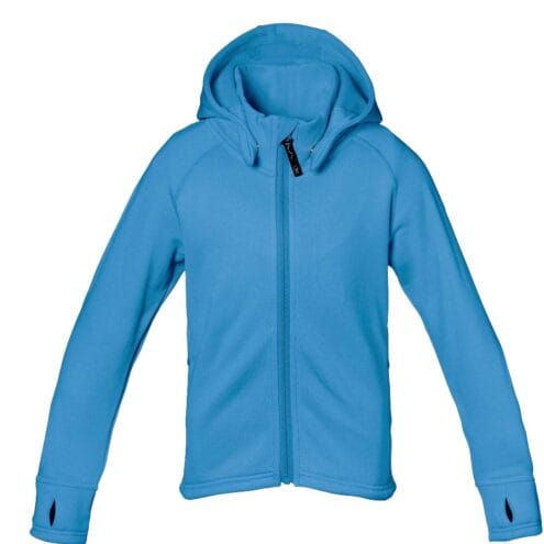 framsida av PANDA HOODIE 86CL-128CL i färgen skyblue.