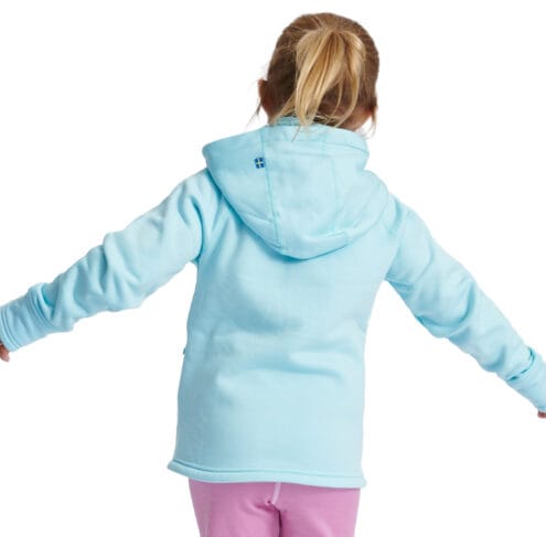 Isbjörn panda hoodie på modell bak