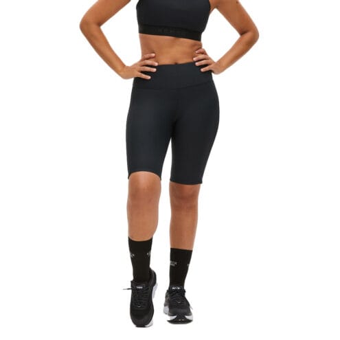 Kay Bike Tights i black/black framifrån.